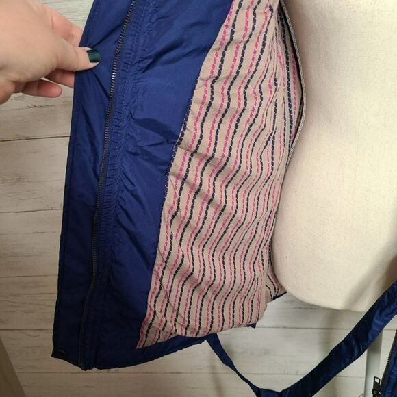 Tulle‎ Blue Trench Coat Jacket Size XS - Picture 9 of 13